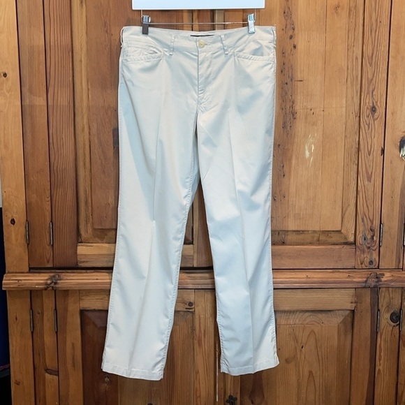 Lauren Ralph Lauren Jean Co. “Lightweight” Summer khaki Straight Leg Pant Sz. 8 - Picture 1 of 12